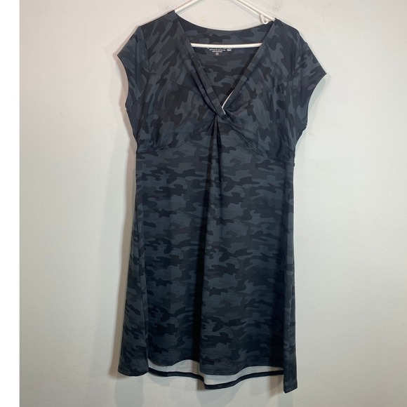 Soybu Sport Dress Twist Front Camo Print Casual Comfy Athleisure‎ XL - Picture 1 of 4